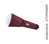 Flashlight icon vector image, clip art flashlight, flashlight clip art
