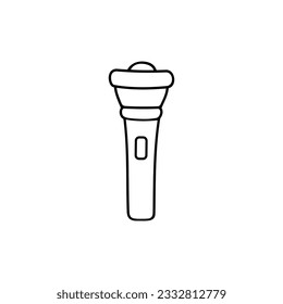 Flashlight icon vector. lantern illustration sign. lamp symbol. light logo.