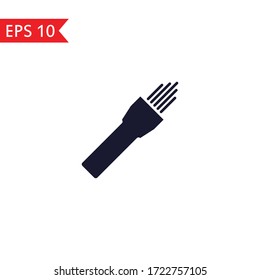 Flashlight icon Vector icon sign symbol
