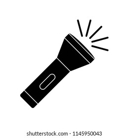 Flashlight icon vector icon. Simple element illustration. Flashlight symbol design. Can be used for web and mobile.