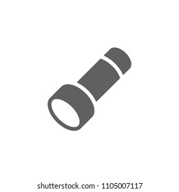 
flashlight icon vector in trendy flat style isolated on white background