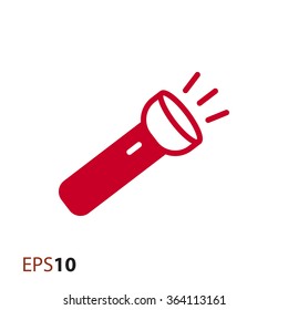 Flashlight icon for web and mobile