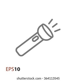 Flashlight icon for web and mobile