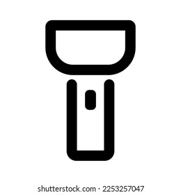 flashlight icon in white background