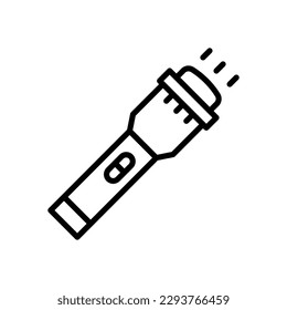 flashlight icon for your website, mobile, presentation, and logo design.