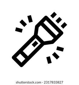 flashlight icon for your website, mobile, presentation, and logo design.