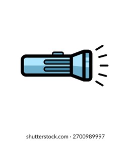 Iluminação de lanterna - ícone de vetor