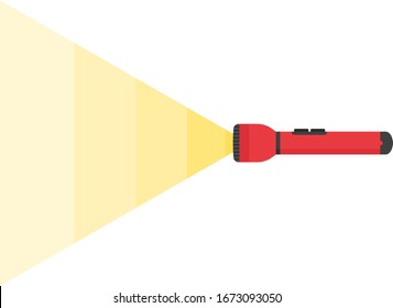 Flashlight illustration.
Illustration of camping equipment.