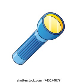 Flashlight isolated