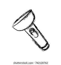 Flashlight isolated symbol