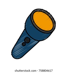 Flashlight isolated symbol