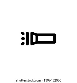 flashlight, lamp icon vector illustration