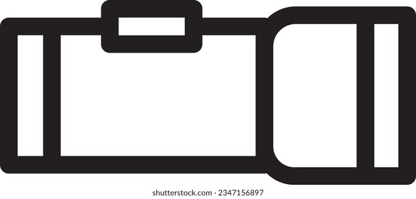 Flashlight Lamp Tool Outline Icon