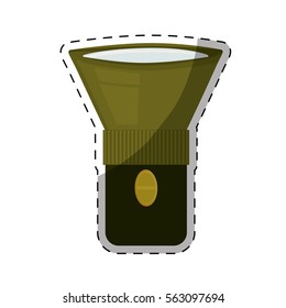 flashlight or lantern  icon image vector illustration design