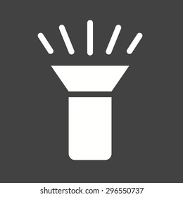 Flashlight, light, lamp, bulb icon vector image. Can also be used for mobile apps, phone tab bar and settings. Suitable for use on web apps, mobile apps and print media