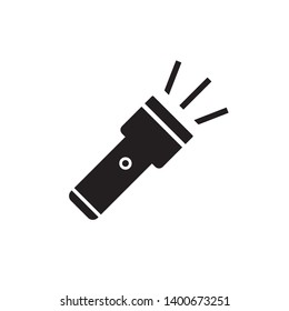 Flashlight, light, spotlight icon. Editable vector 2000x2000 Pixel.