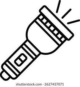 Nuevo Vector de diseño de iconos creativos de linterna