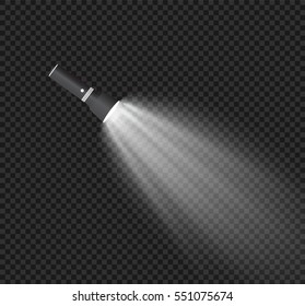 flashlight on a transparent background