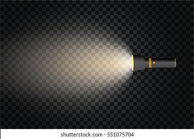 flashlight on a transparent background