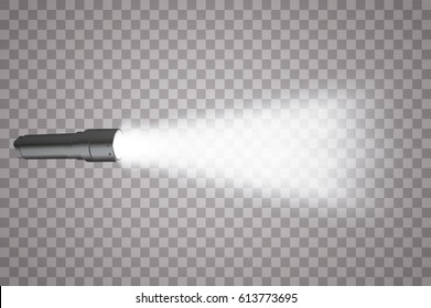 flashlight on a transparent background