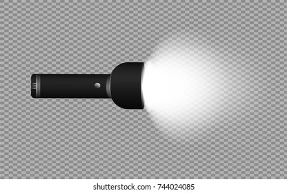 Flashlight on a transparent background