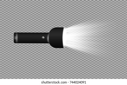 Flashlight on a transparent background
