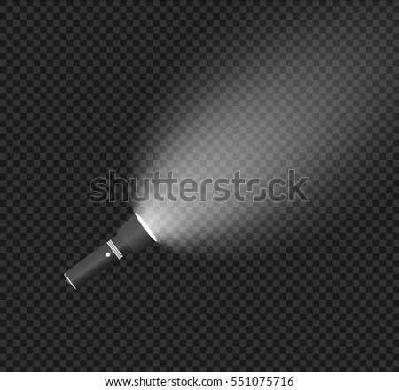 flashlight on a transparent background