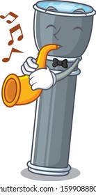 Flashlight Scroll cartoon character design performance with trumpet