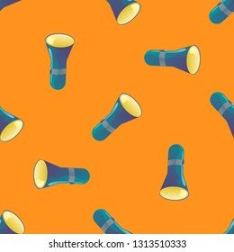 Flashlight seamless pattern vector illustration