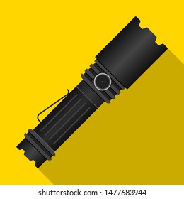 Flashlight Tactical Concept Illustration Vector