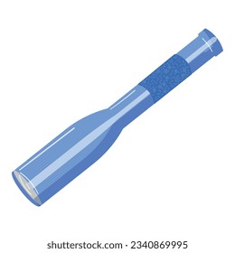 Flashlight torch icon cartoon vector. Light lamp. Electric battery
