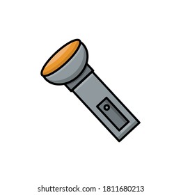 flashlight vector design template illustration