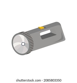 Flashlight vector flat vector illustration isolate on a white background