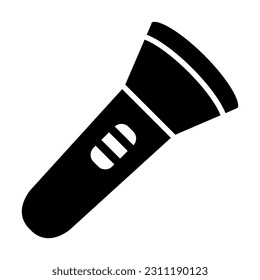 Icono De Glifo Vector De Linterna Para Uso Personal Y Comercial.
