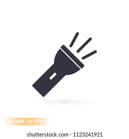 Flashlight  vector icon