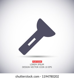Flashlight  vector icon