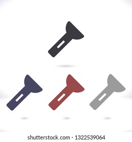 Flashlight  vector icon