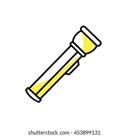 Flashlight Vector Icon