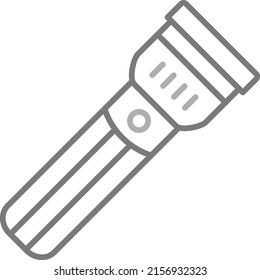 Flashlight vector icon. Can be used for printing, mobile and web applications.