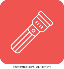 Flashlight vector icon. Can be used for printing, mobile and web applications.