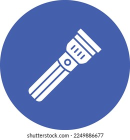 Flashlight vector icon. Can be used for printing, mobile and web applications.