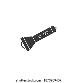 Flashlight vector icon. Flashlight flat sign design