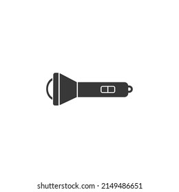 Flashlight vector icon. Flashlight flat sign design