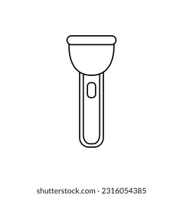 Flashlight vector icon. light illustration sign. highlight symbol or logo.