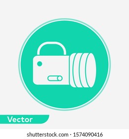 Flashlight vector icon sign symbol