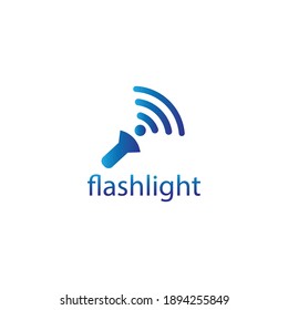 ilustración wifi de linterna vector de diseño de logotipo de internet