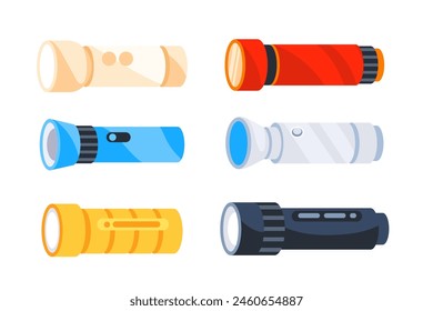 Flashlights or torches portable hand-held electric lights