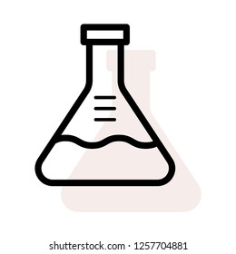 flask   beaker   lab 