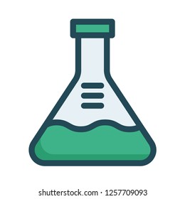 flask   beaker   lab 