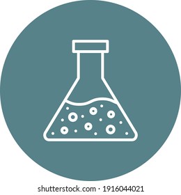 Flask, beaker, lab icon vector image. Can also be used for education. Suitable for use on web apps, mobile apps and print media.